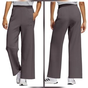 NWOT Adidas Gray Wide Leg Active Pant Size M